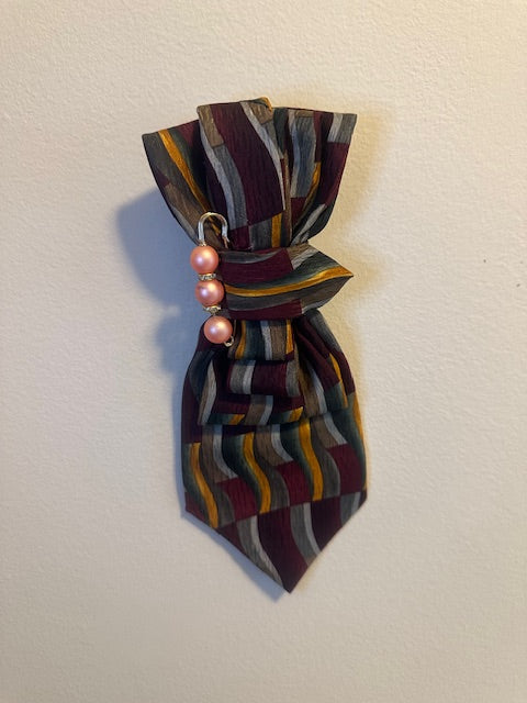 Lady Tie | Burgundy Swirl