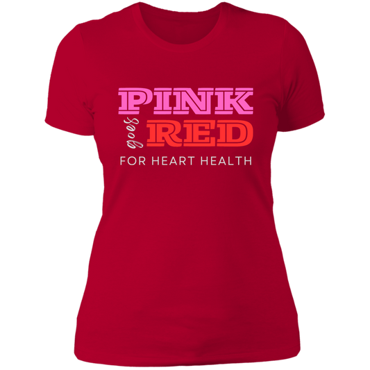 Pink goes Red | Ladies' Boyfriend T-Shirt (W)