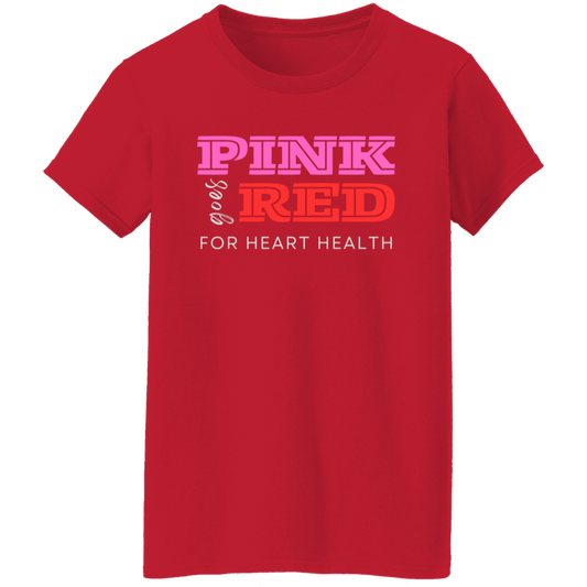 Pink goes Red | Preshrunk Ladies' T-Shirt (W)