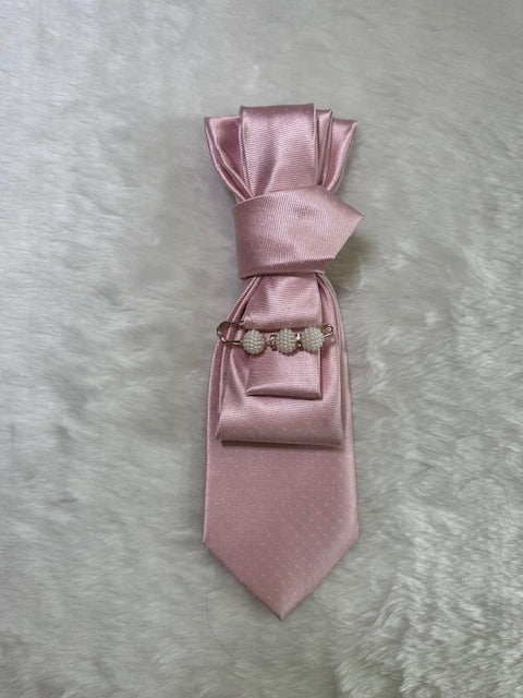 Women's Tie | Pink Dotty